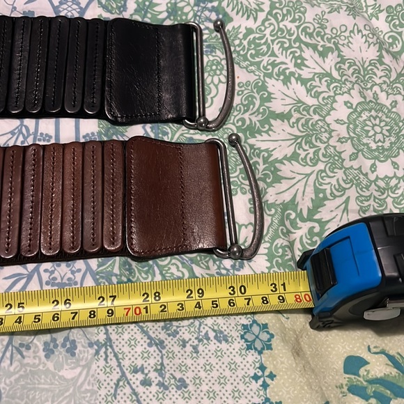 Leather style waist belts - Picture 3 of 11